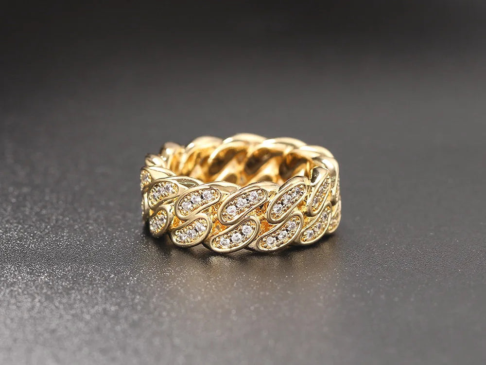 Zircon Gold Color Finger Accessories Fashion Hippie Jewelry