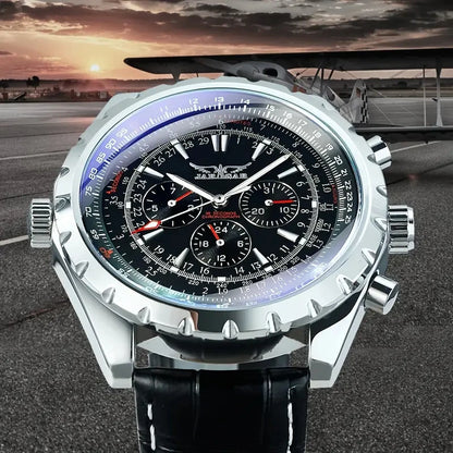 High-End Men's Watches Are a Stylish and Functionally Practical Mechanical Timepiece Made of Stainless Steel, Featuring a Hollow Design and a Large Dial. Its Attractive Appearance Makes It Suitable for Everyday Gifts, and It