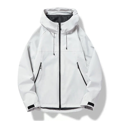 Men Jackets Hooded Sports Outdoor Jacket Man Waterproof Breathable Couple Sportswear Unisex Hiking Coats Outwear Men's Clothing