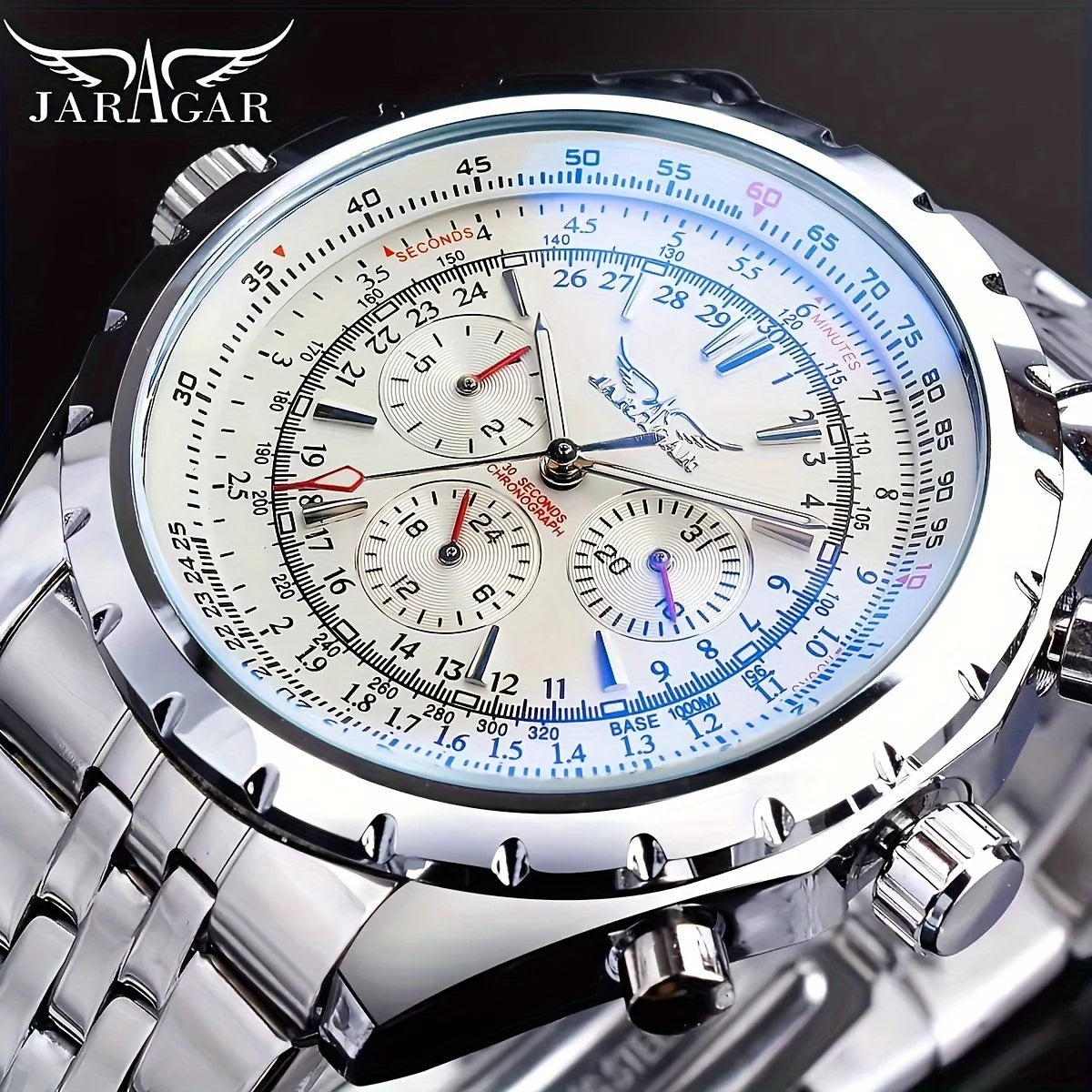 High-End Men's Watches Are a Stylish and Functionally Practical Mechanical Timepiece Made of Stainless Steel, Featuring a Hollow Design and a Large Dial. Its Attractive Appearance Makes It Suitable for Everyday Gifts, and It