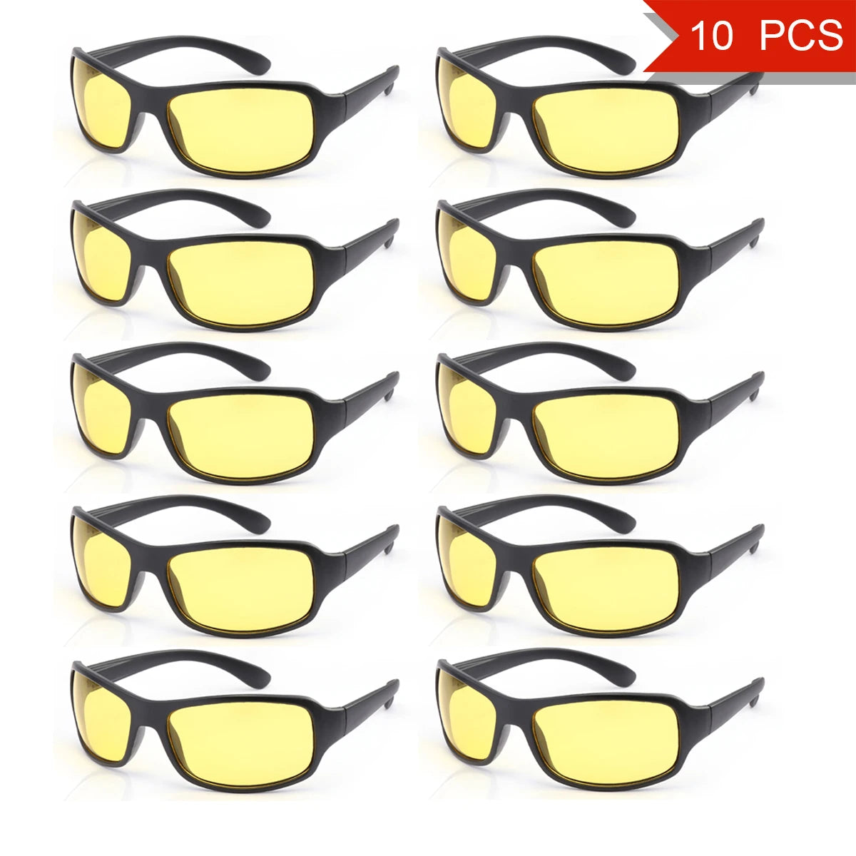 Driving Glasses for Men and Women Night Anti Reflective Night Vision Glasses Windproof Beach Sunglasses and Sports Glasses