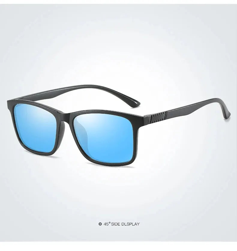 Luxury Men Sunglasses Fashion Vintage Square Ultra Light Frame Driving Fishing Sun Glasses For Man Eyewear