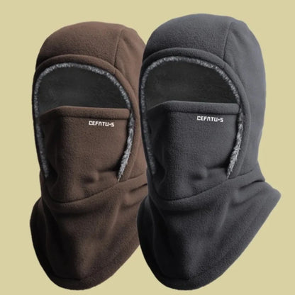 Warm Headgear Fleece Balaclava Cycling Cap Cold-proof Windproof Warm Hood and Hat Thicken Thermal Ski Windproof Cap Women Men