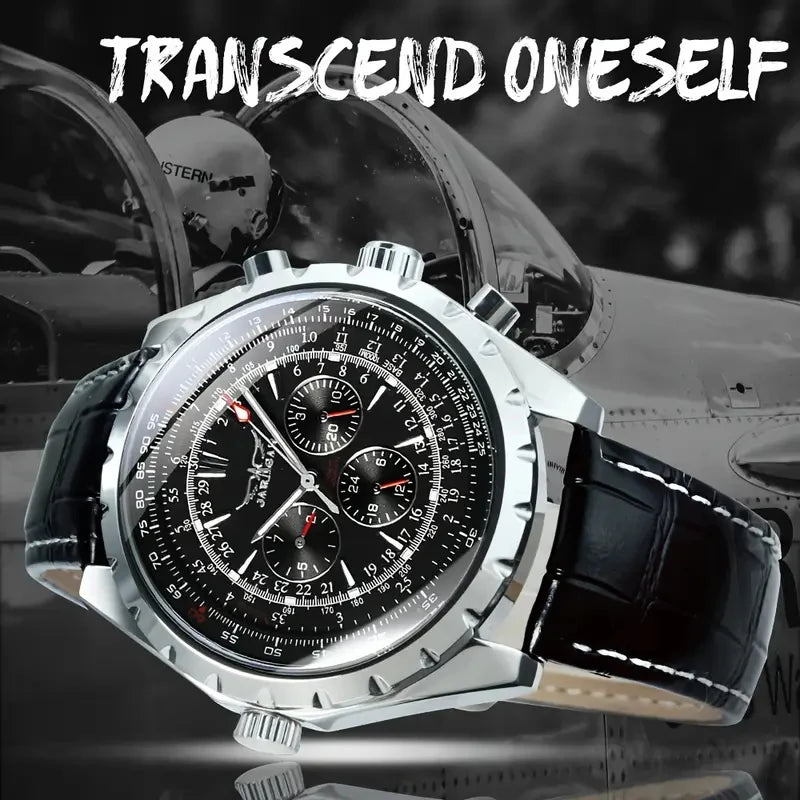 High-End Men's Watches Are a Stylish and Functionally Practical Mechanical Timepiece Made of Stainless Steel, Featuring a Hollow Design and a Large Dial. Its Attractive Appearance Makes It Suitable for Everyday Gifts, and It