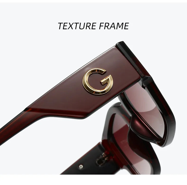 Luxury Brand G Fashion Sunglasses For Women And Men European and American Stylish Square Designer Glasses Unisex Eyewear UV400