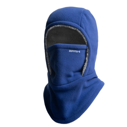 Warm Headgear Fleece Balaclava Cycling Cap Cold-proof Windproof Warm Hood and Hat Thicken Thermal Ski Windproof Cap Women Men