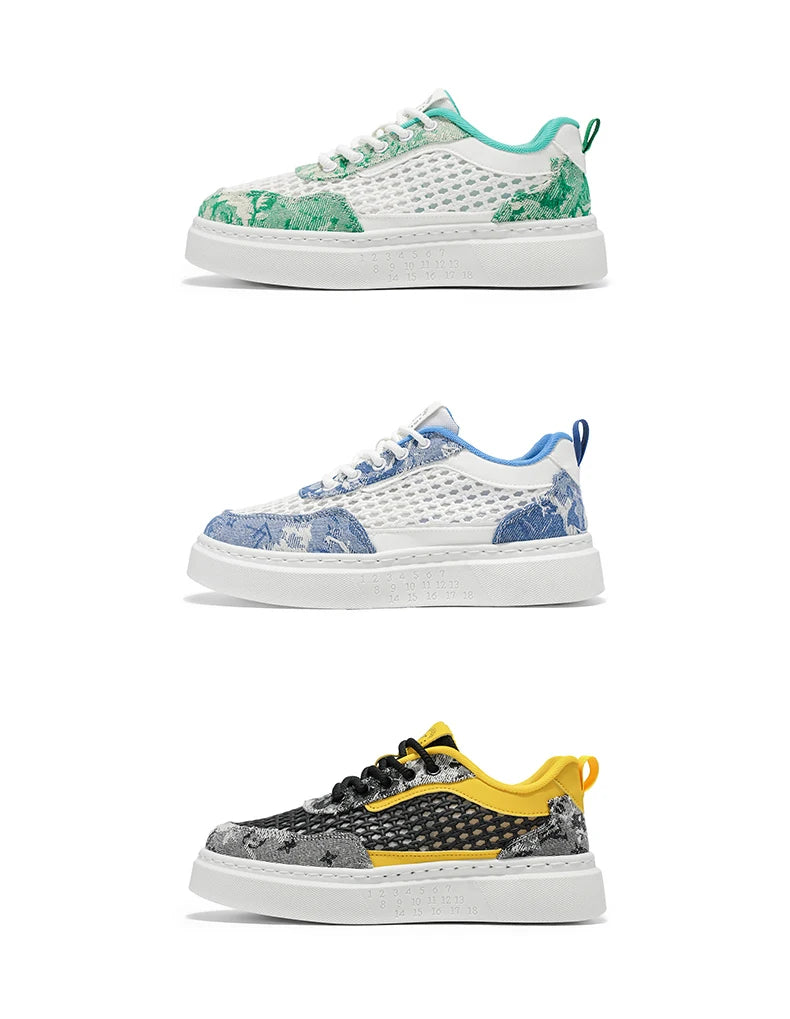 New Sneakers Casual Mens Designer Ethnic Style Board Shoes Fashion Fabric Breathable Increased Internal Flat Platform Shoes39-44