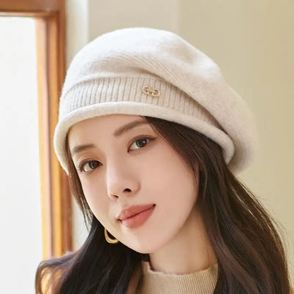 Women's Winter Knit Beanie Warm Wool Cap