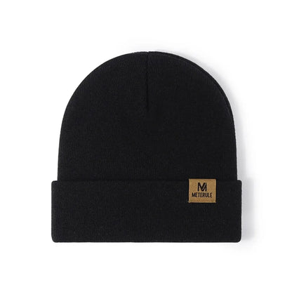 Riding Hat Knit Cuffed Beanie for Men Women