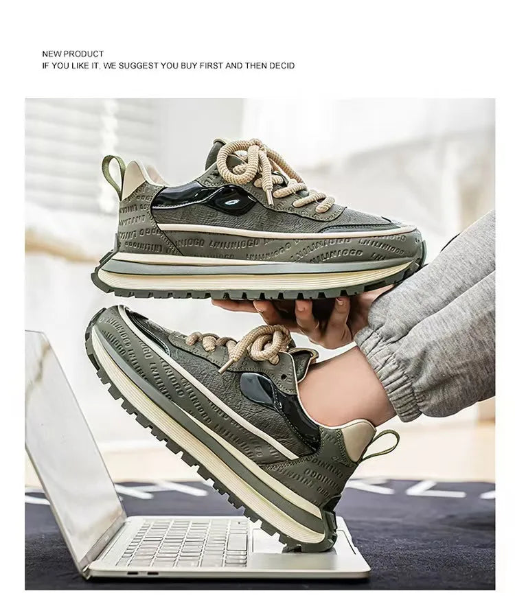 Sneakers for Men Fashion Outsole Male Casual Sport Shoes Man Running Flats Shoes Tenis De Mujer Zapatillas Sapato Masculino