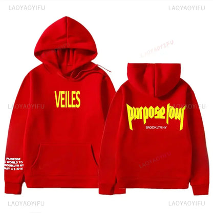 Hoodies Men Justin Bieber Purpose Tour fashion Print Hip Hop Streetwear Fleece Warm Hoody Men Women Pullover Hoodie Sweatshirt