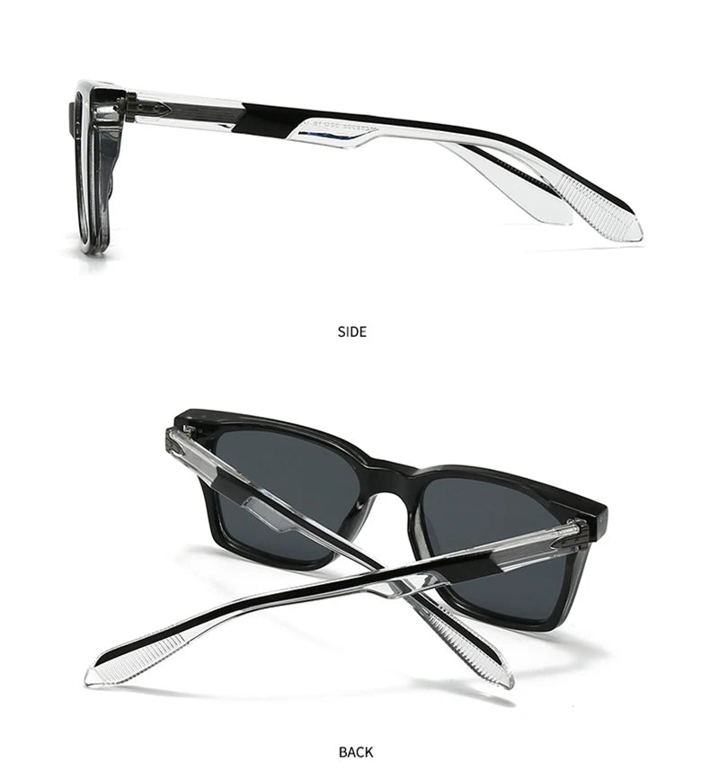 Luxury Square Sunglasses Men Women Retro Business Sun Glasses Male Daily Driving Travelling Shades UV400