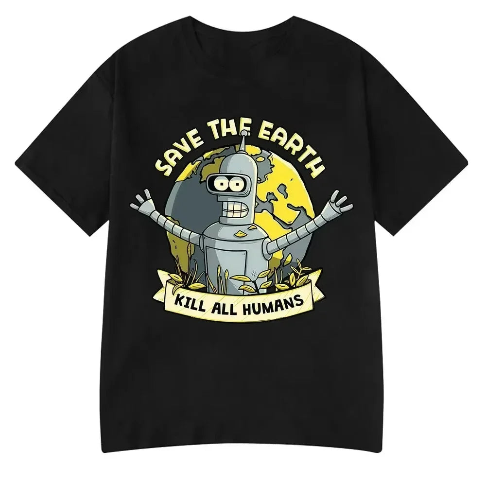 Men Women Short Sleeve T-shirt Oversized Cotton Tops