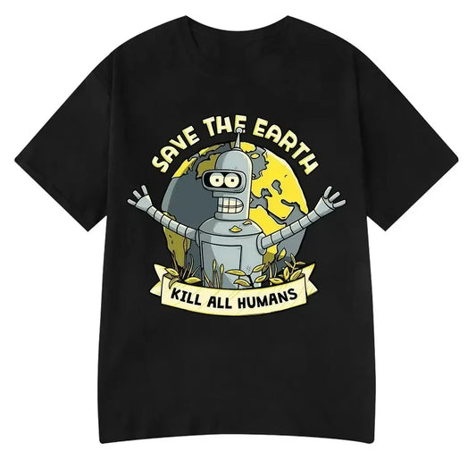 Men Women Short Sleeve T-shirt Oversized Cotton Tops