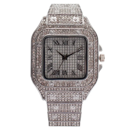 2025 Fashion Watches for Men Women Iced Out Watch Man Luxury Diamond Watch Unisex Quartz Wristwatches Relogio Gift Drop Shipping