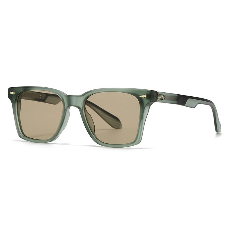 Luxury Square Sunglasses Men Women Retro Business Sun Glasses Male Daily Driving Travelling Shades UV400