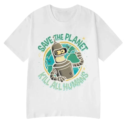 Men Women Short Sleeve T-shirt Oversized Cotton Tops