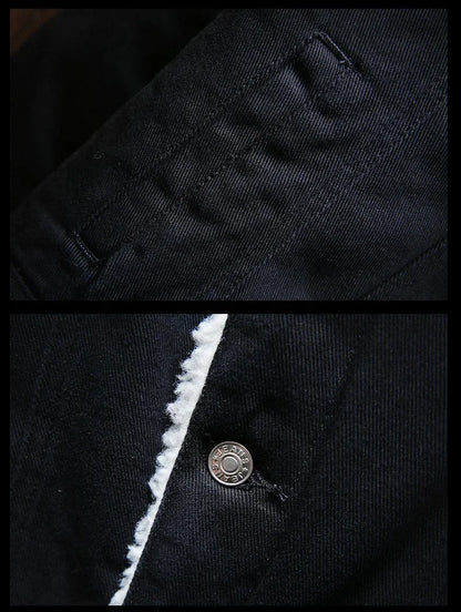 Men Winter Jean Jackets Outerwear Warm Denim Coats New Men Large Size Wool Liner Thicker Winter Denim Jackets