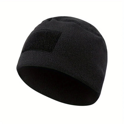 Windproof Tactical Beanie - Thick, Warm Knit Hat for Outdoor Activities