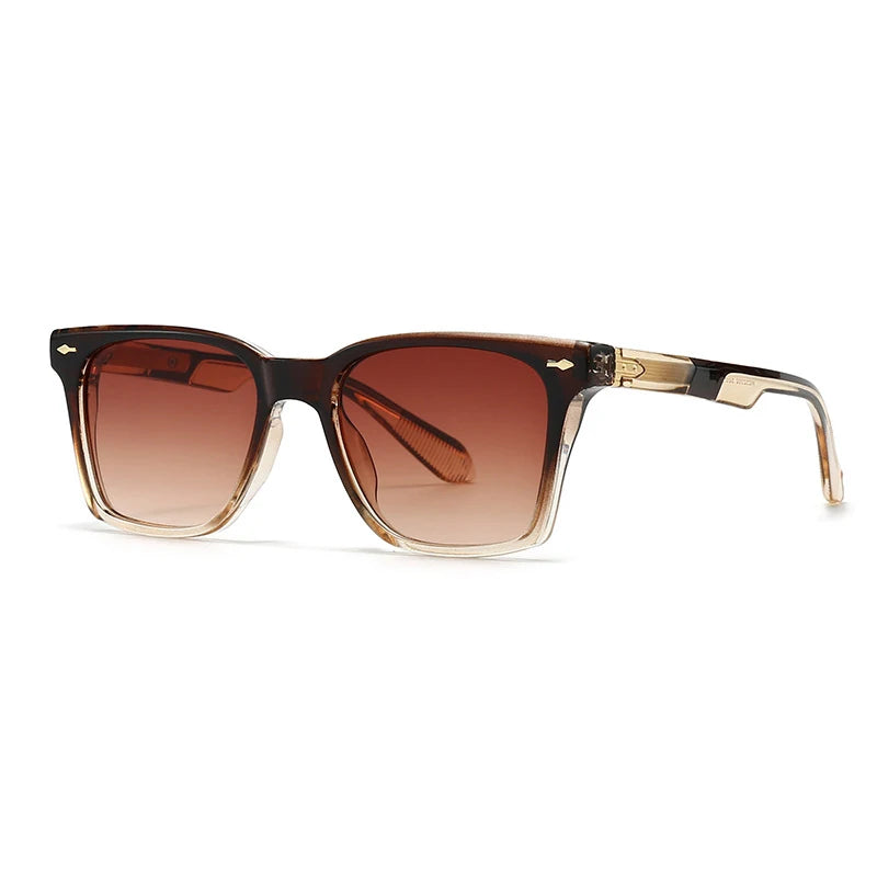 Luxury Square Sunglasses Men Women Retro Business Sun Glasses Male Daily Driving Travelling Shades UV400