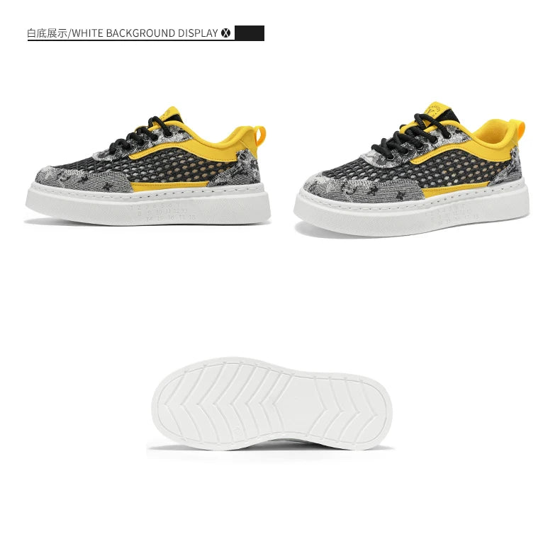 New Sneakers Casual Mens Designer Ethnic Style Board Shoes Fashion Fabric Breathable Increased Internal Flat Platform Shoes39-44