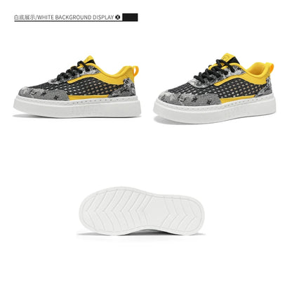 New Sneakers Casual Mens Designer Ethnic Style Board Shoes Fashion Fabric Breathable Increased Internal Flat Platform Shoes39-44