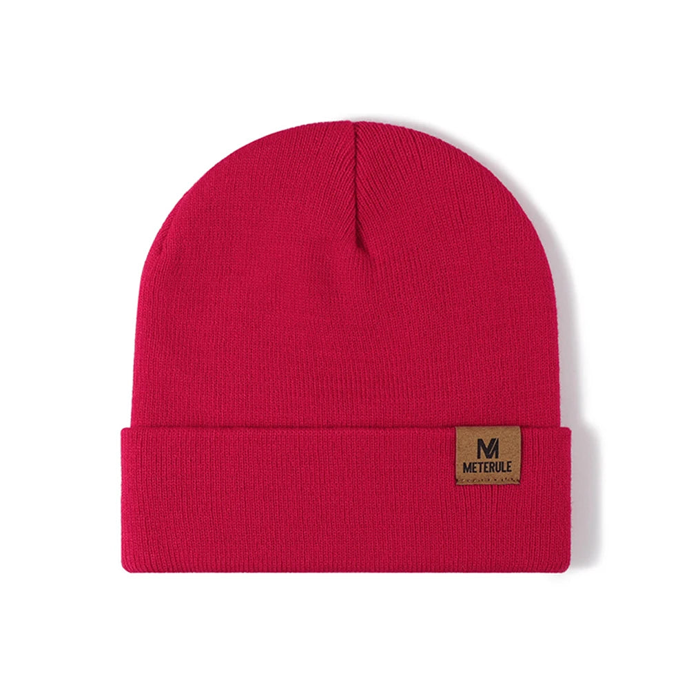 Riding Hat Knit Cuffed Beanie for Men Women