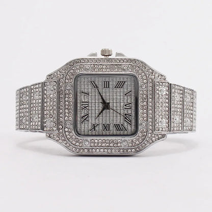 2025 Fashion Watches for Men Women Iced Out Watch Man Luxury Diamond Watch Unisex Quartz Wristwatches Relogio Gift Drop Shipping