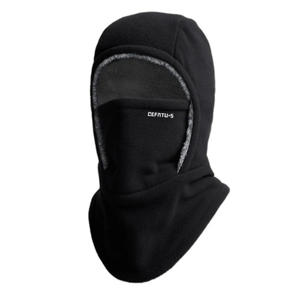 Warm Headgear Fleece Balaclava Cycling Cap Cold-proof Windproof Warm Hood and Hat Thicken Thermal Ski Windproof Cap Women Men