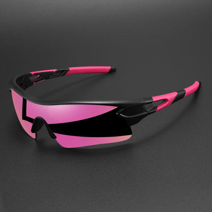 New UV400 Protective Sports Eyewear - Lightweight Full-Cover Lens, Unisex Wrap-Around for Cycling, Hiking & Daily Use