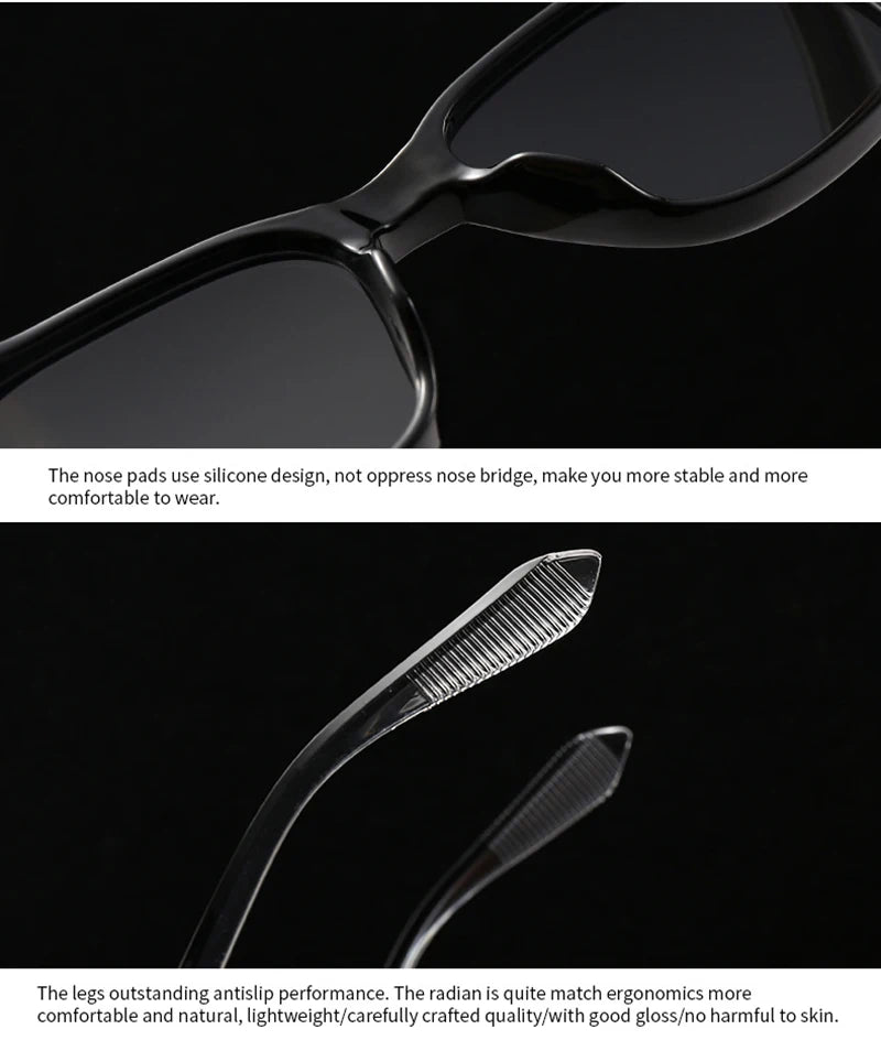 Luxury Square Sunglasses Men Women Retro Business Sun Glasses Male Daily Driving Travelling Shades UV400