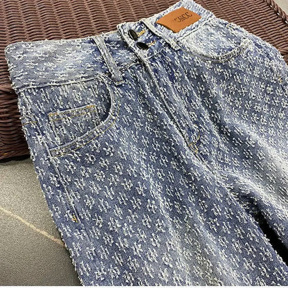 Jeans Women Spring Summer Straight Leg Jeans Women New Design Sense for Women Loose Fitting High Waisted Wide Leg Pants