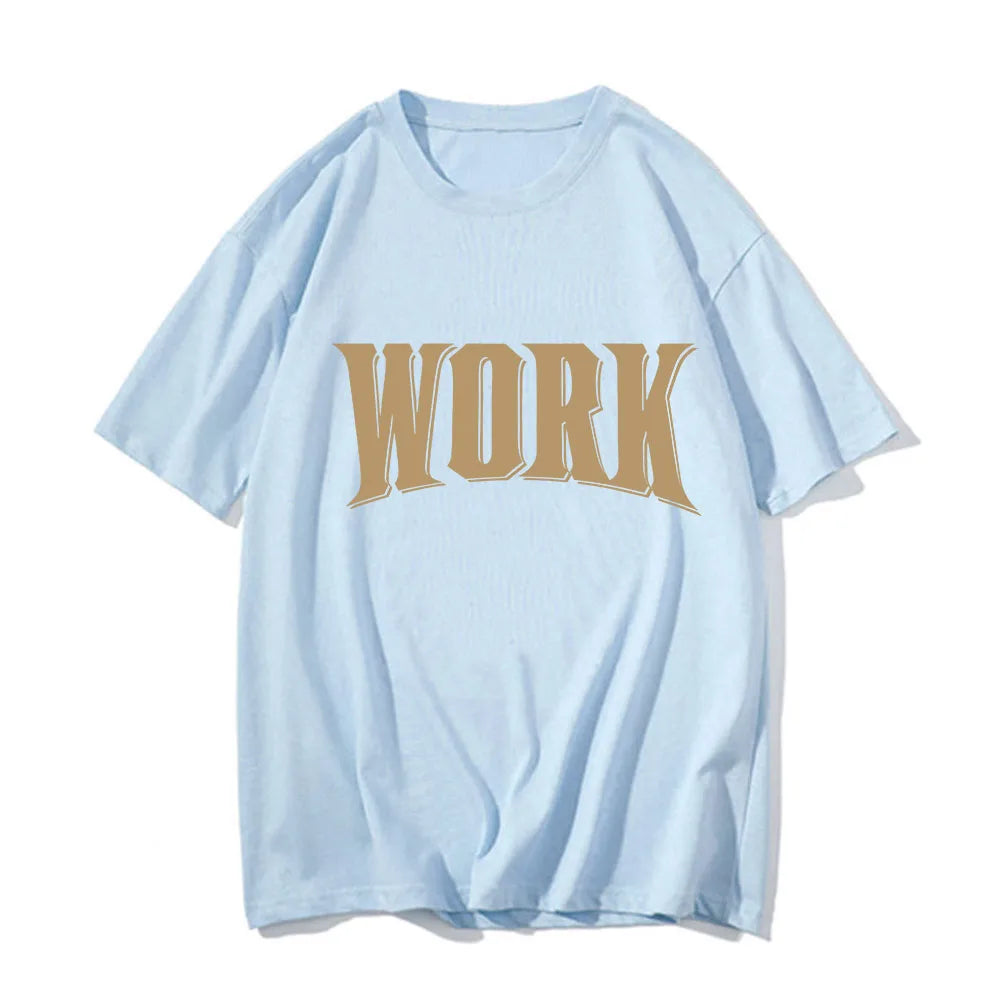 Harajuku T-shirt Unisex Vintage Cotton Tops