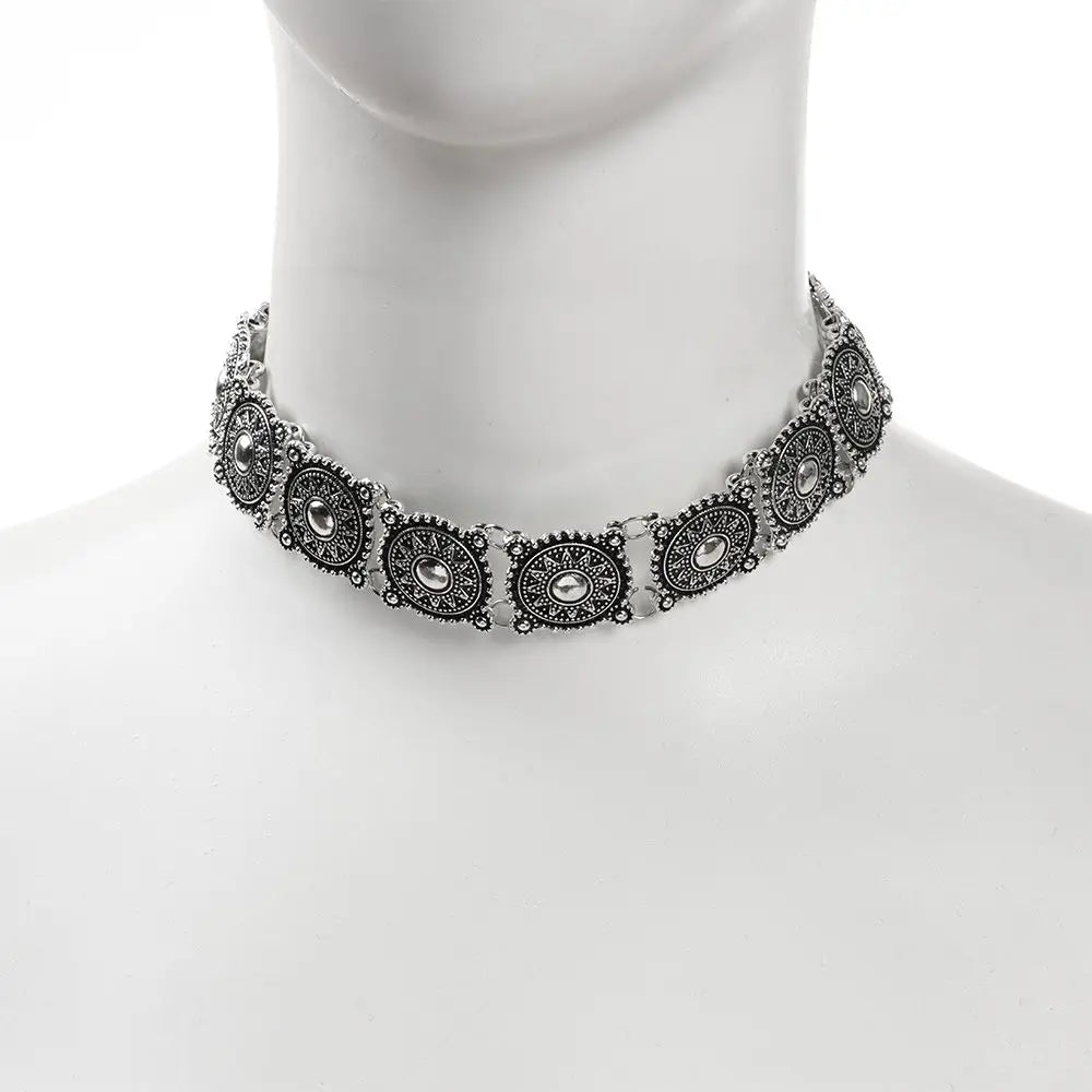 Fashionable bracelets necklaces wrist jewelry and neck jewelry.
