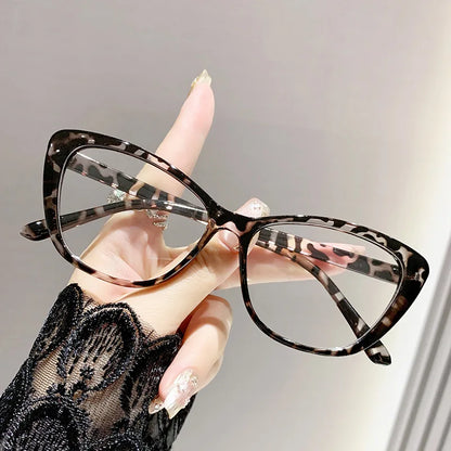 Fashion Ladies Reading Glasses Women Men Trendy Luxury Design Presbyopia Eyeglasses Cat Eye Anti-blue Light Eyewear for Female