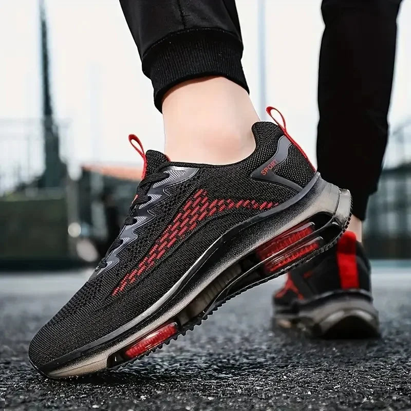 High Quality Sneakers Male Trend Red Platform Basketball Shoes Men Casual White Sport Walking Sneakers Men's Trainer 2025