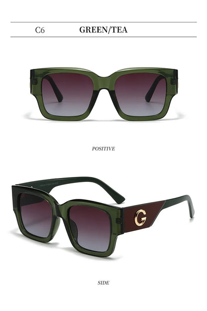 Luxury Brand G Fashion Sunglasses For Women And Men European and American Stylish Square Designer Glasses Unisex Eyewear UV400