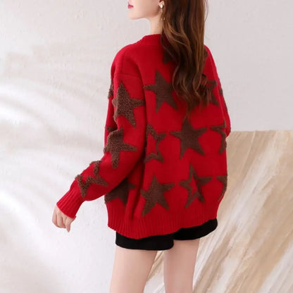 Outerwear Fashion 2025 Knitted Sweater Woman Coat Cardigan for Women Graphic Chic Youth Attractive Wear To Work Trend Casual Y2k
