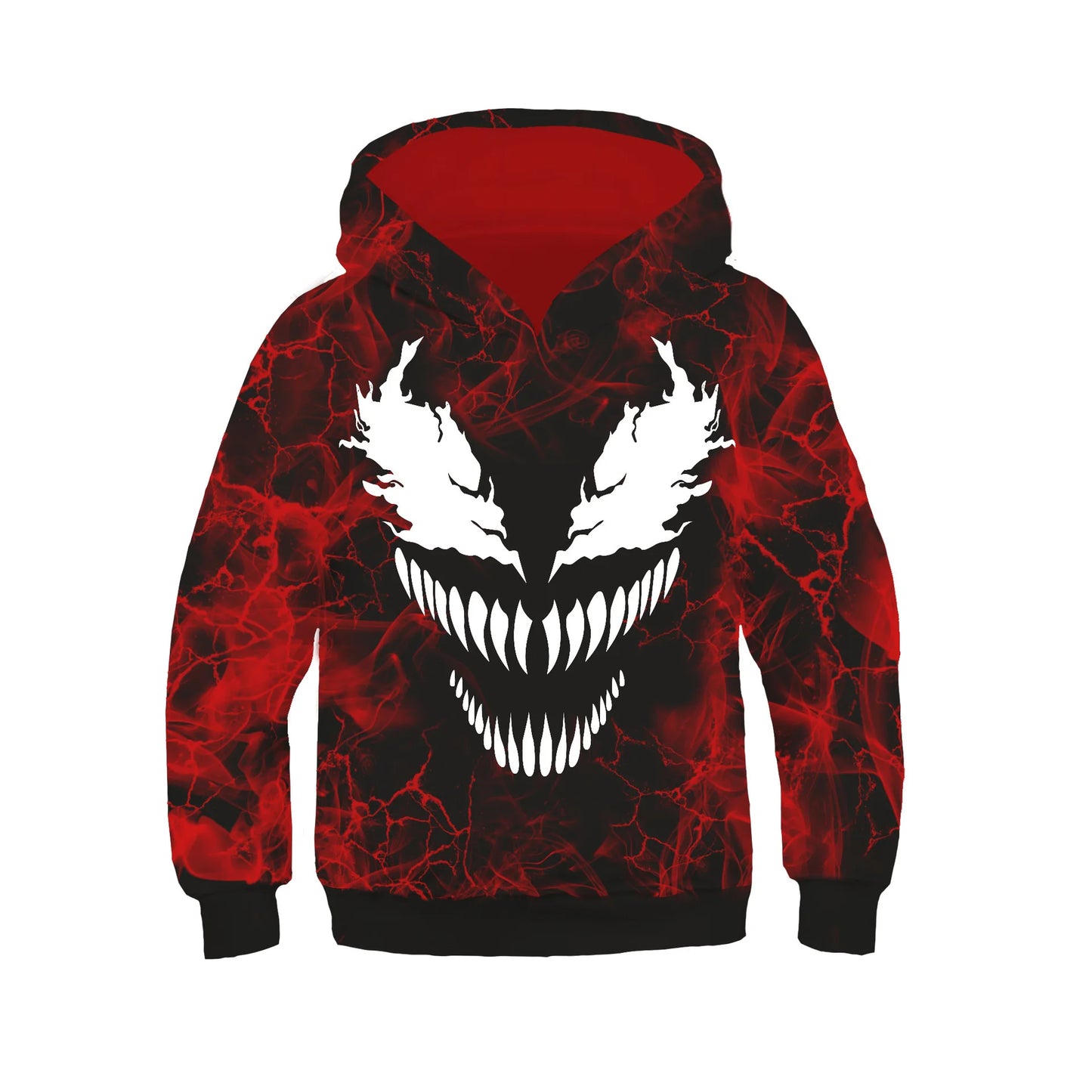 Anime 3D Printed Spider Gwen Hoodie Movie Cosplay Costume Hooded Pullover Kids Streetwear Child Halloween Party Cloak Sweatshirt