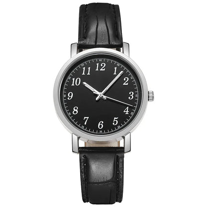 Men Watches Business Wrist Watch Luxury Leather Strap Analog Watches Quartz Wristwatches Clock Men Women Casual Simple Watch