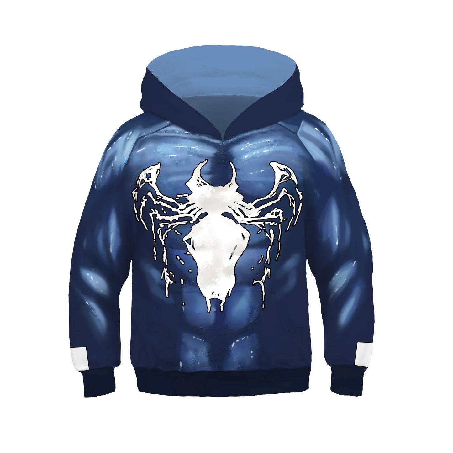 Anime 3D Printed Spider Gwen Hoodie Movie Cosplay Costume Hooded Pullover Kids Streetwear Child Halloween Party Cloak Sweatshirt