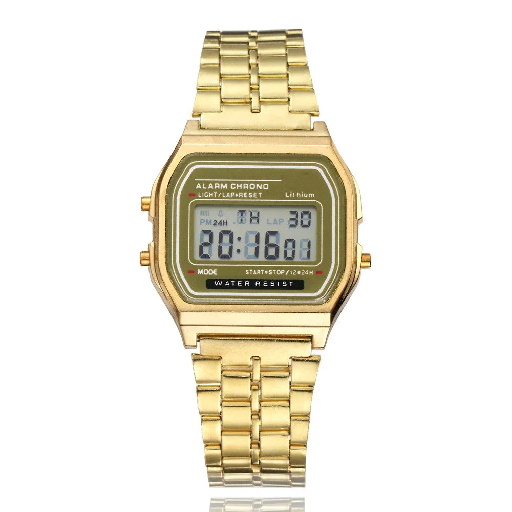 2025 Digital Watches for Men Sports Waterproof Bracelet Clock Gold Electronice LED Wristwatch Women Casucal Montre Homme Relogio
