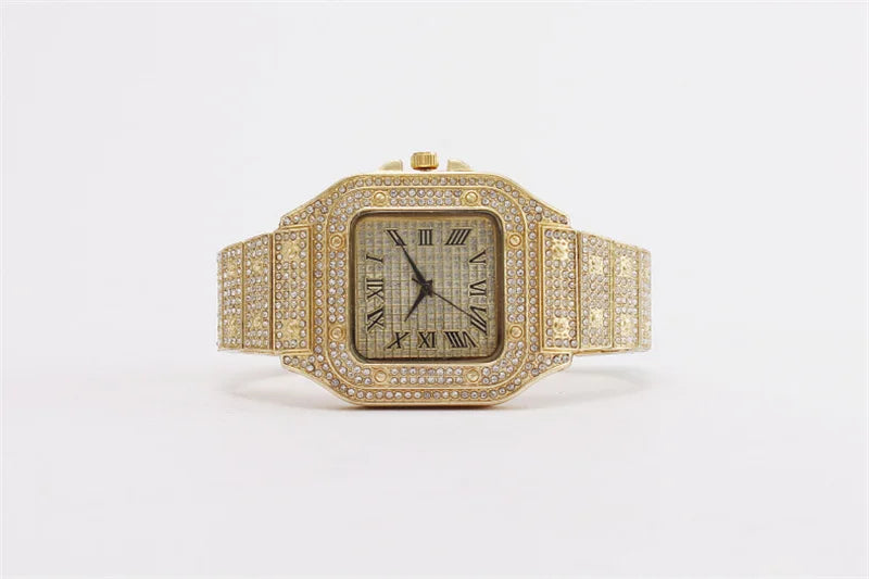 2025 Fashion Watches for Men Women Iced Out Watch Man Luxury Diamond Watch Unisex Quartz Wristwatches Relogio Gift Drop Shipping
