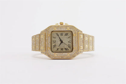 2025 Fashion Watches for Men Women Iced Out Watch Man Luxury Diamond Watch Unisex Quartz Wristwatches Relogio Gift Drop Shipping