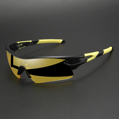 New UV400 Protective Sports Eyewear - Lightweight Full-Cover Lens, Unisex Wrap-Around for Cycling, Hiking & Daily Use