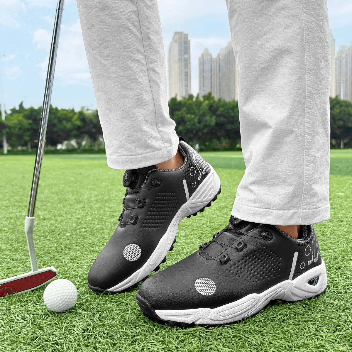 Men's outdoor leisure sports peak sneakers are suitable for various grass activities, durable and strong grip