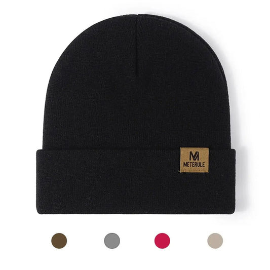 Riding Hat Knit Cuffed Beanie for Men Women