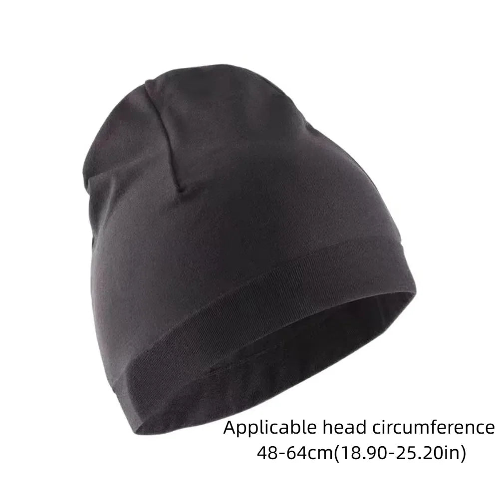 Skullcaps Winter Running Hats Solid Color Windproof