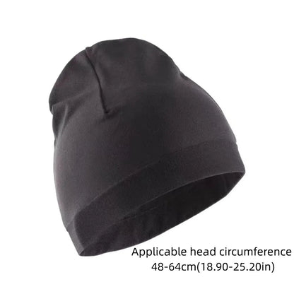 Skullcaps Winter Running Hats Solid Color Windproof
