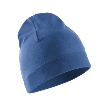 Skullcaps Winter Running Hats Solid Color Windproof